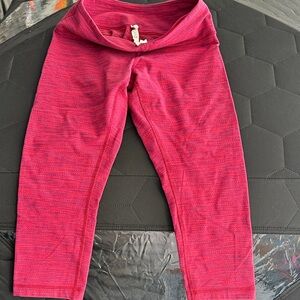 Lululemon Pink Marled Active Leggings NWOT